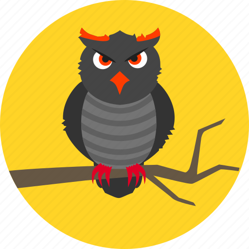 Owl, halloween, night, nocturnal, raptor, scary, superstition icon - Download on Iconfinder