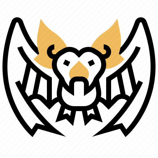 Animal, bat, night, vampire, wings icon - Download on Iconfinder