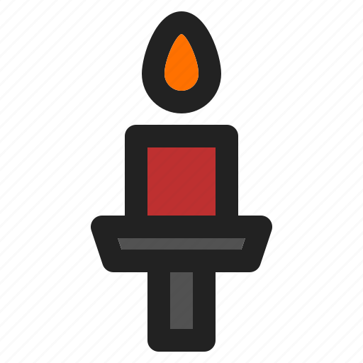 Horor, halloween, candle, holiday icon - Download on Iconfinder