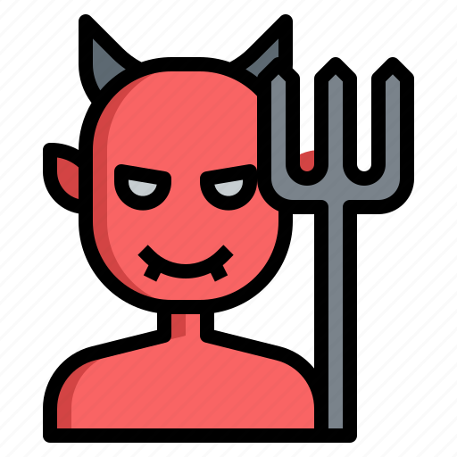 Devil, demon, spooky, terror, scary, costume, avatar icon - Download on Iconfinder