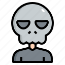 skull, skeleton, terror, scary, costume, halloween, avatar