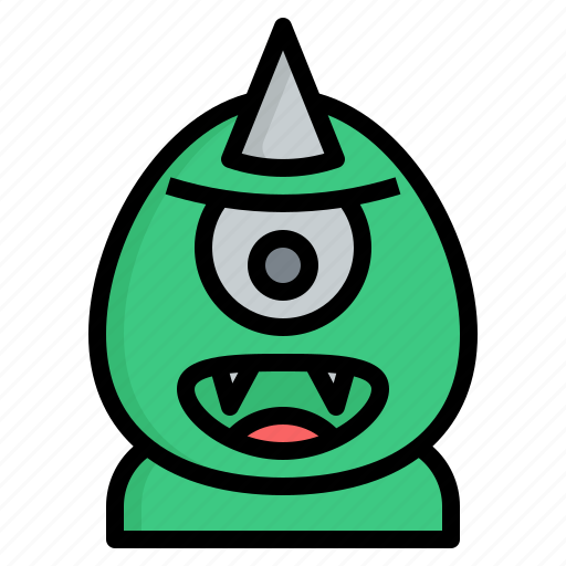 Monster, fear, spooky, terror, scary, halloween, party icon - Download on Iconfinder