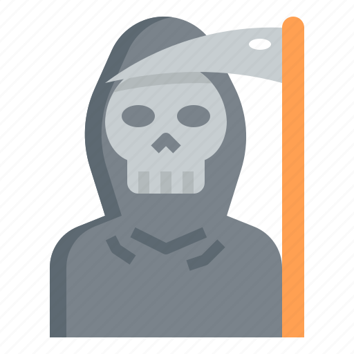 Grim, death, dead, spooky, scary, costume, avatar icon - Download on Iconfinder
