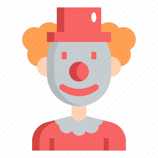 Clown, circus, spooky, terror, scary, halloween, avatar icon - Download on Iconfinder