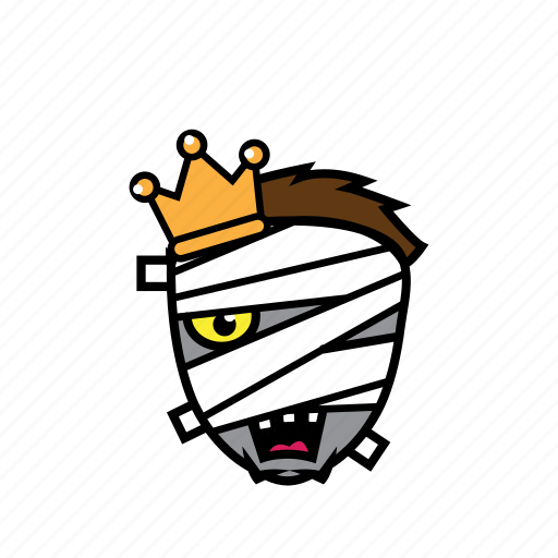 Avatar, halloween, face, king, mummy, smile icon - Download on Iconfinder