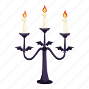 spooky, light, halloween, horror, spooky candle, chandelier, candle, decoration