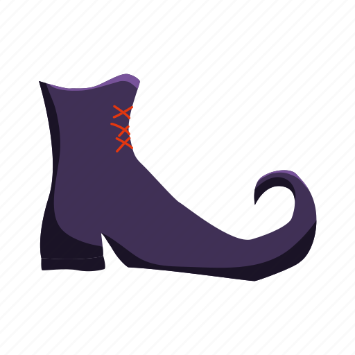 Witch, shoe, witcher, halloween, hat, broom, magic icon - Download on Iconfinder