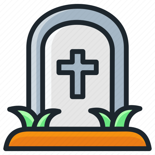 Cemetery, creepy, grave, gravestone, halloween, horror, saint icon - Download on Iconfinder