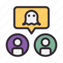 halloween, horror, scary, celebration, party, chat, ghost, communication
