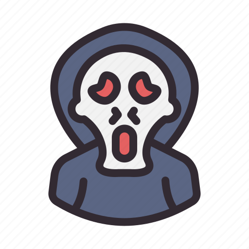 Halloween, horror, scary, celebration, party, ghost, scream icon - Download on Iconfinder