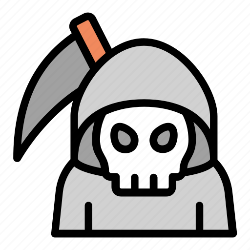 Grim, halloween, horror, reaper, spooky icon - Download on Iconfinder