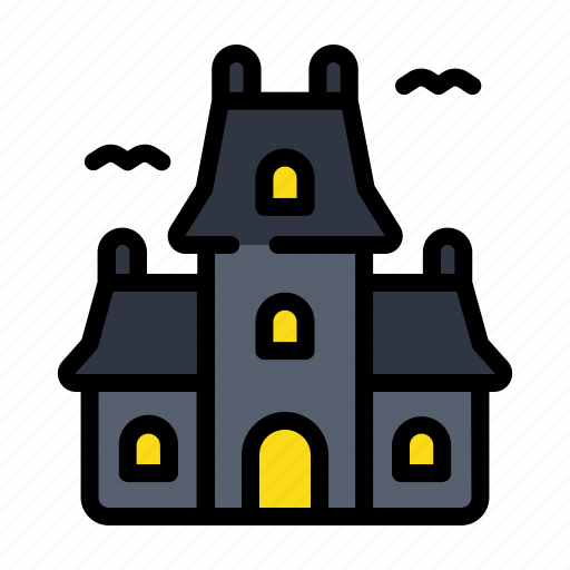 House, halloween, haunted, ghost, evil, holiday, grave icon - Download on Iconfinder
