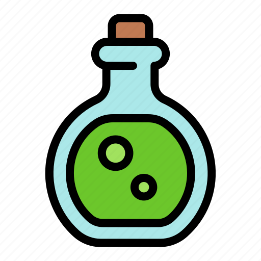 Potion, flask, magic, alchemy, glass, bottle, elixir icon - Download on Iconfinder