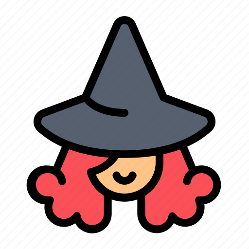 Witch, magic, halloween, magician, witchcraft, woman, hat icon - Download on Iconfinder