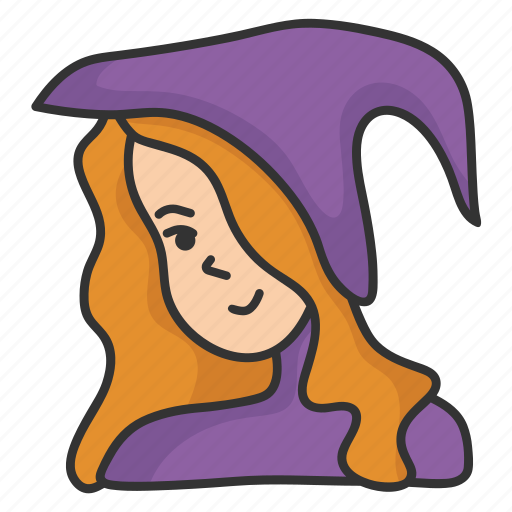 Witch, woman, spell, ghost, halloween, fancy icon - Download on Iconfinder