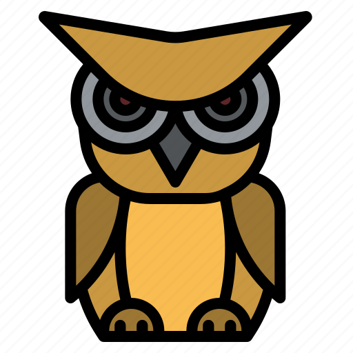 Halloween, owl, bird, animal, night icon - Download on Iconfinder