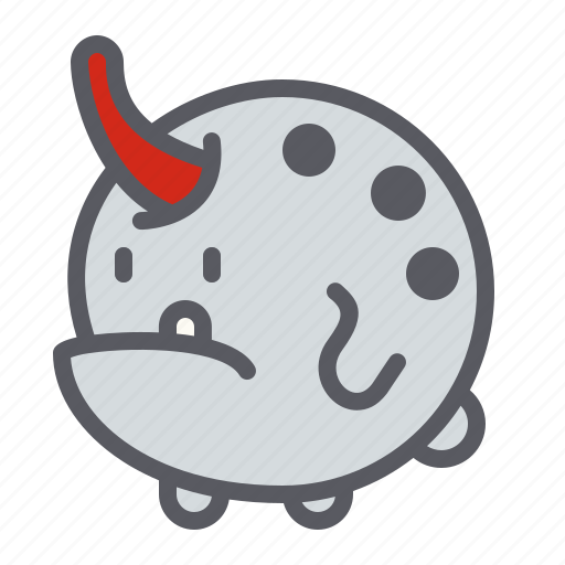 Horned, monster, halloween, creature, character, avatar, scary icon - Download on Iconfinder
