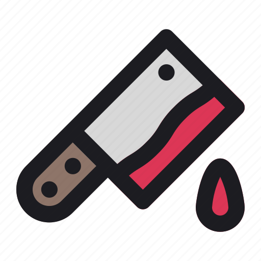 Cleaver, halloween, knife, meat, steel icon - Download on Iconfinder