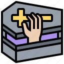 casket, coffin, death, dracula, funeral
