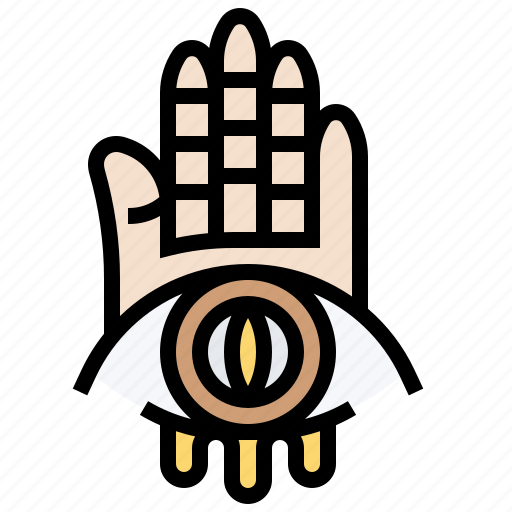 Eyeball, halloween, hand, horror, scary icon - Download on Iconfinder