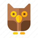 bird, halloween, isolated, owl, silhouette, wings