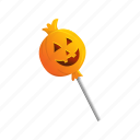 holidays, pumpkin, spooky, trick or treat, lollipop, halloween, pumpkin candy