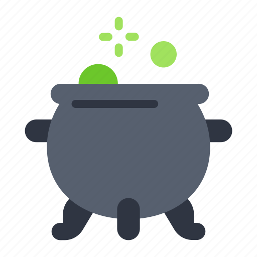 Cauldron, halloween, pot, magic, witch, cooking, potion icon - Download on Iconfinder