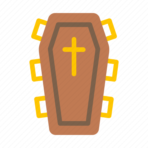 Coffin, death, funeral, cemetery, burial, dead, grave icon - Download on Iconfinder