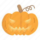 pumpkin, lantern, halloween, decoration, horror