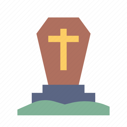Halloween, horror, scary, celebration, party, grave, cross icon - Download on Iconfinder
