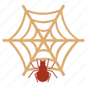bug, halloween, insect, net, spider, web