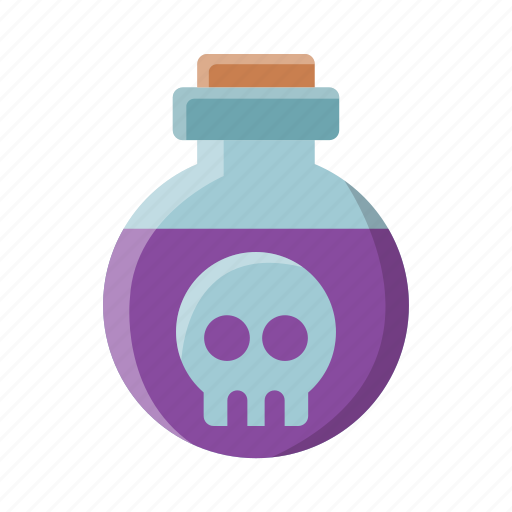 Poison, danger, toxic, warning, skull, death, crossbones icon - Download on Iconfinder