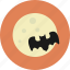 bat, halloween, moon, night 