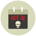 calendar, halloween, october 31