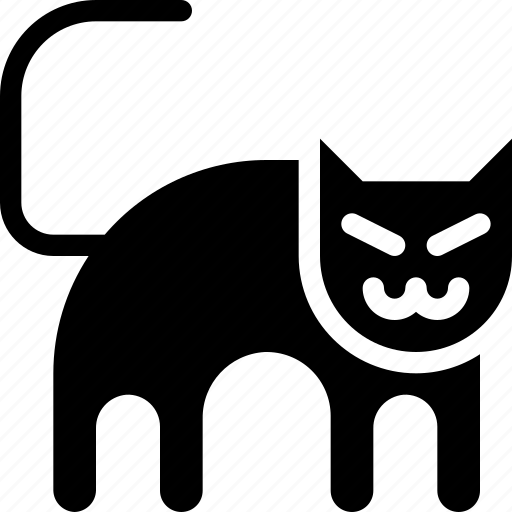 Animal, black, cat, halloween, pet, scary, spooky icon - Download on Iconfinder