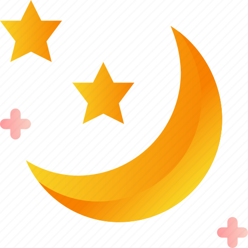 Crescent, moon, night, sky, sleep, stars icon - Download on Iconfinder