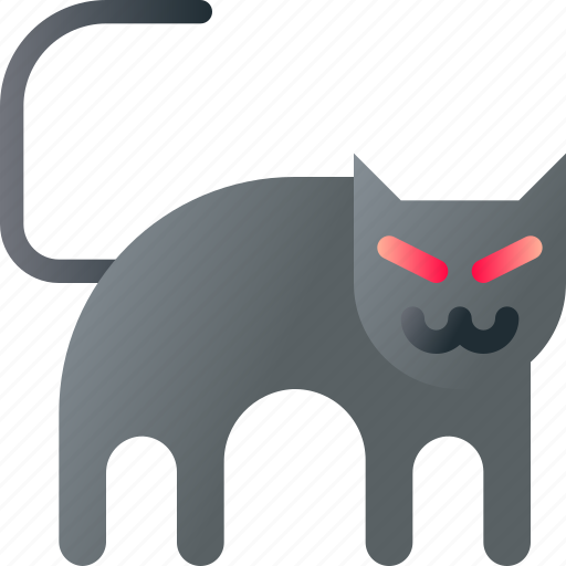 Animal, black, cat, halloween, pet, scary icon - Download on Iconfinder