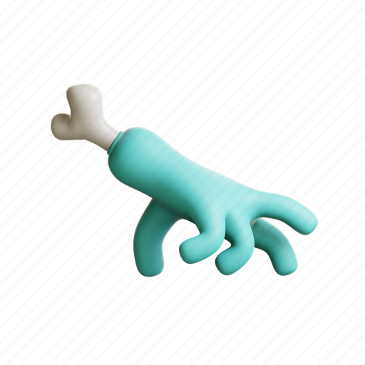 Scary, hand, walking 3D illustration - Download on Iconfinder