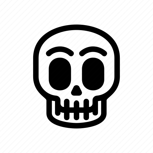 Skull, halloween, head, smile icon - Download on Iconfinder
