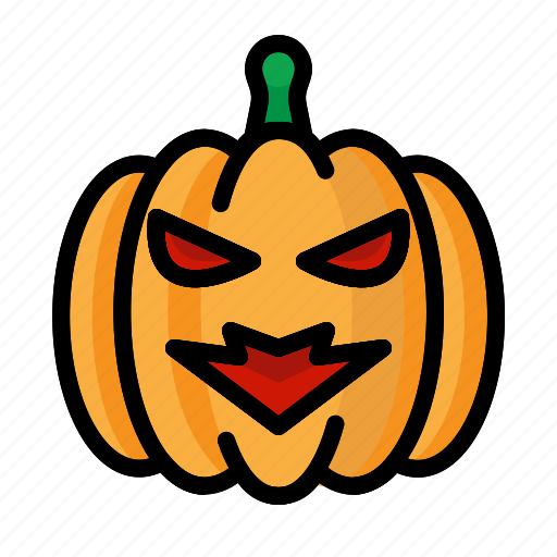 Creepy, halloween, monster, pumpkin, scary icon - Download on Iconfinder
