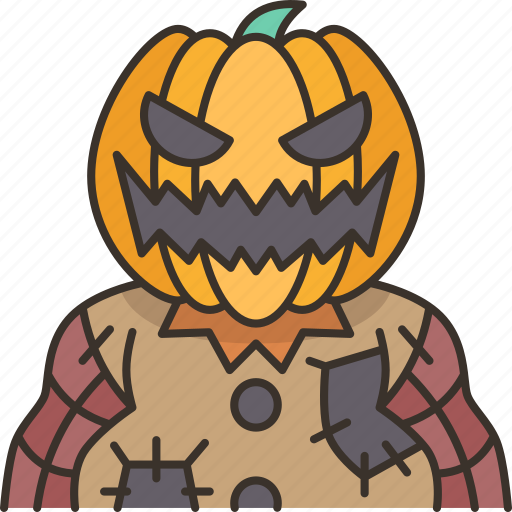 Pumpkin, scarecrow, halloween, autumn, fall icon - Download on Iconfinder
