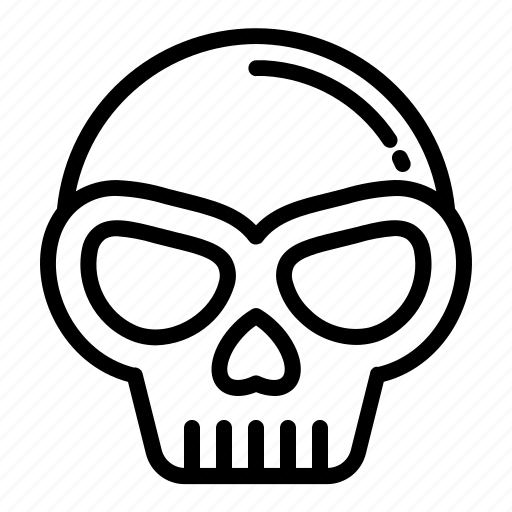 Bone, halloween, head, holidays, horror, scary, skull icon - Download on Iconfinder