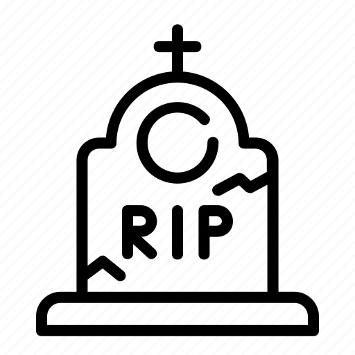 Tombstone, grave, cemetery, death, tomb, dead, graveyard icon - Download on Iconfinder