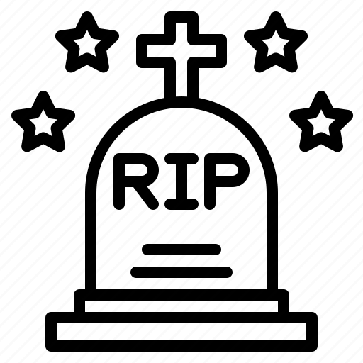Halloween, tombstone, tomb, grave, cemetery icon - Download on Iconfinder