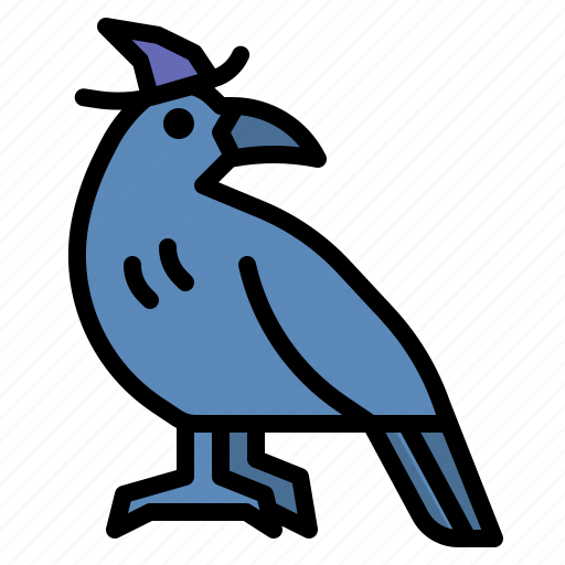 Crow, bird, raven, fear, spooky icon - Download on Iconfinder