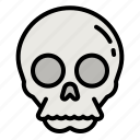 skull, risk, death, halloween, bone