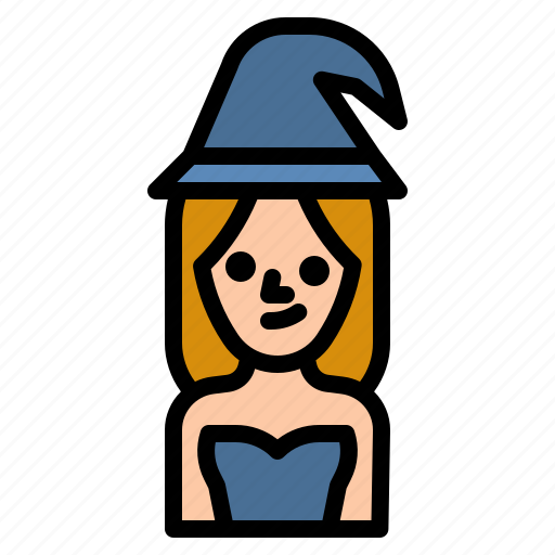Witch, spooky, terror, scary, fear icon - Download on Iconfinder