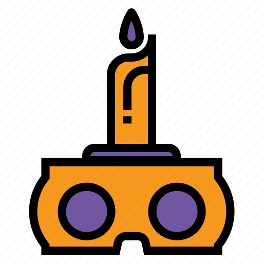 Candle, ghost, halloween, horror, scary, voodoo, witch icon - Download on Iconfinder