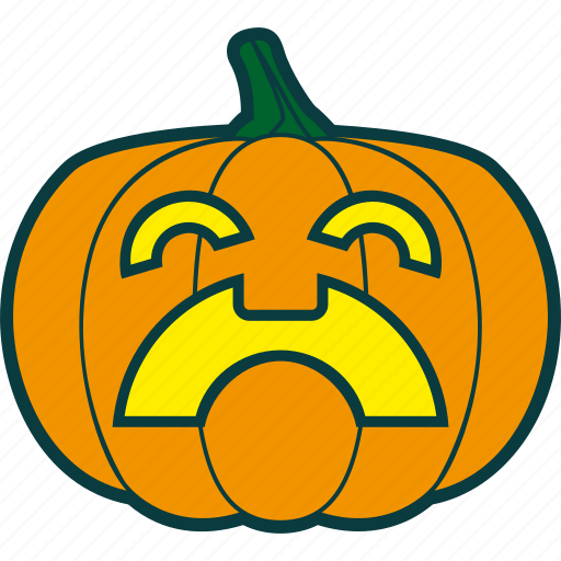 Halloween, pain, pumpkin, suffering icon - Download on Iconfinder
