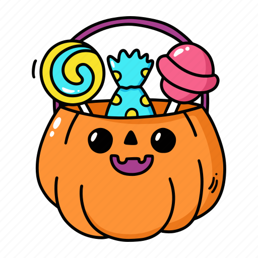 Halloween, candy, treat, or, trick, pumpkin icon - Download on Iconfinder